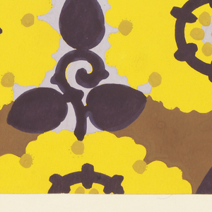 Drawing, Textile Design: Akropolis (Acropolis), 1910–11