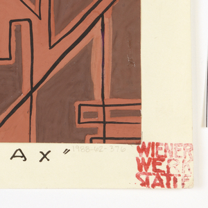 Drawing, Textile Design: Ajax, 1925