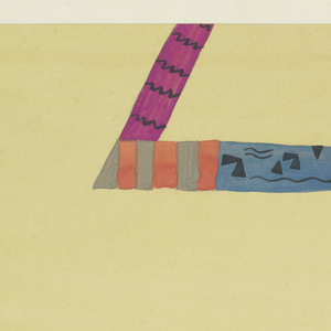 Drawing, Wetterleuchten: Pale Yellow with Grays, 1923–32