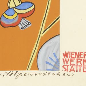 Drawing, Alpenveilchen: Orange with Yellows, 1923–32