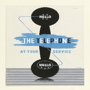 Drawing, Hello--the Telephone at your Service, April 9, 1937