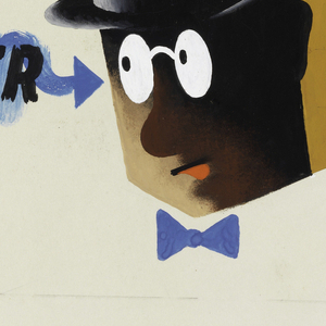 Drawing, Study for Hunger on Wheels, New York Subways Advertising Co., Inc., ca. 1949