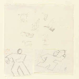 Drawing, Nine Studies for August Bank Holiday, London Transport, 1937