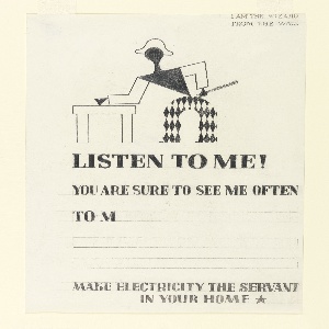 Drawing, The Wizard from the Wall, Gas Light and Coke Co., October 21, 1935