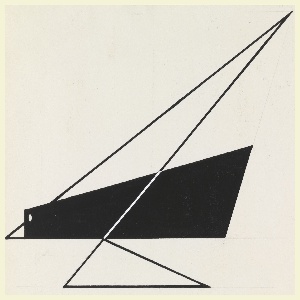 Drawing, Study for Quickest Way by Airmail, 1935