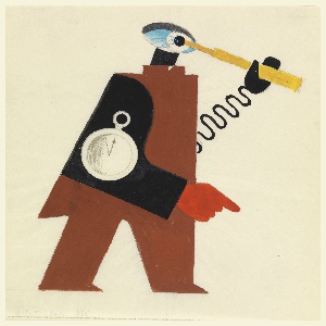 Drawing, Mechanical Man, for A Gas, Light and Coke Co., ca. 1935