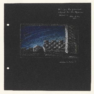 Drawing, Stage Design: Cyprus Scene, for Othello, 1932