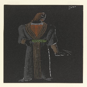 Drawing, Costume Design: Iago, for Shakespeare