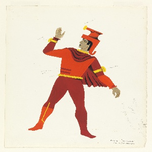 Drawing, Costume Design: Pawn, for Checkmate, 1937