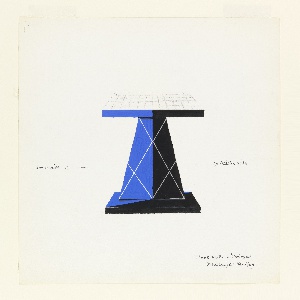Drawing, Design for Chessboard, for Prologue of Checkmate, 1937