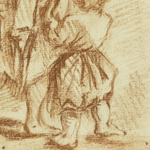 Drawing, A Woman Leading a Child, 1750–75