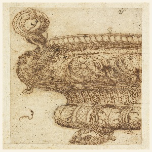Drawing, Design for Jardinière, 16th century