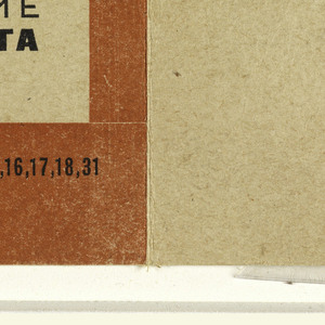 Print, Invitation Ticket to Program in Polygraphic Design of Political Posters and Leaflets, ca. 1930