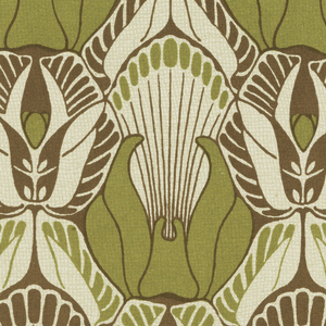 Print, Sigalion Tapete (Sigalion Wallpaper), plate 9, in Die Quelle: Flächen Schmuck (The Source: Ornament for Flat Surfaces), 1901
