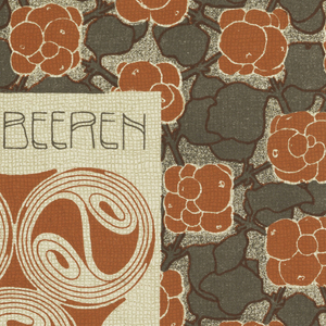 Print, Rothebeeren Seiden Gewebe (Red Berries Silk Weaving), plate 21, in Die Quelle: Flächen Schmuck (The Source: Ornament for Flat Surfaces), 1901
