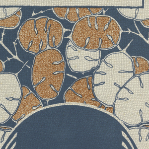 Print, Bedruckter Stoff Silvanus (Silvanus Printed Fabric), plate 23, in Die Quelle: Flächen Schmuck (The Source: Ornament for Flat Surfaces), 1901