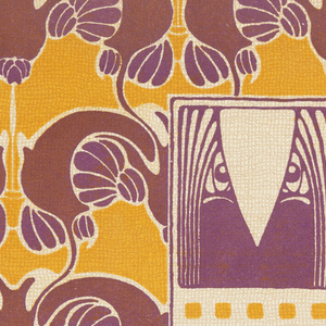 Print, Tapete Astarta (Astarta Wallpaper), plate 30, in Die Quelle: Flächen Schmuck (The Source: Ornament for Flat Surfaces), 1901