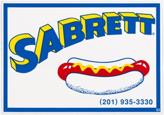 Sticker, Sabrett