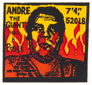Sticker, Andre the Giant