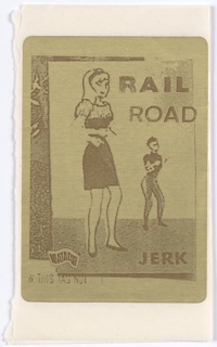 Sticker, Railroad Jerk