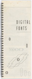 Type Specimen Booklet, Digital Fonts