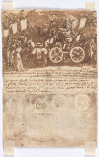 Drawing, Design for plate 2