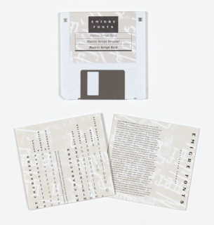 Digital Typeface, Matrix