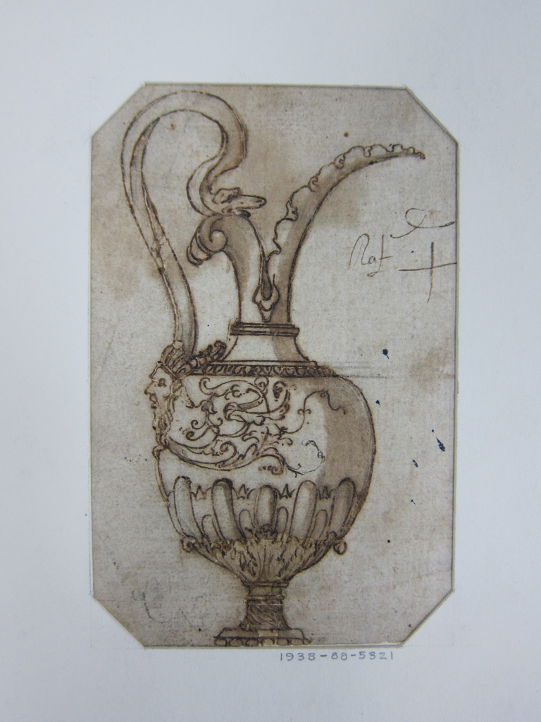 Drawing, Design for a ewer