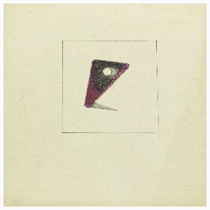 Drawing, Abstraction Composition with Pierced Triangle, 1945–50