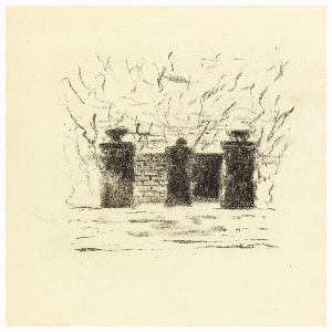 Drawing, Figure at a Wall, ca. 1938