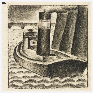 Drawing, A London River Boat, 1919