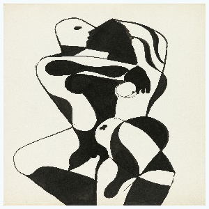 Drawing, Two Figures Embracing, 1930–38