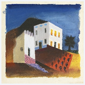 Drawing, Scene in Greece (or Mexico), 1935–38