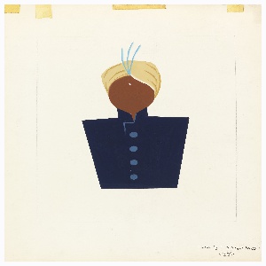 Drawing, Head of an Indian, August 1948