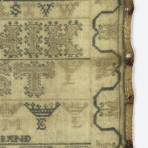 Sampler (Scotland), mid-18th century
