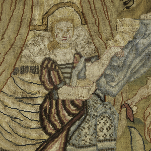 Embroidered Picture (England), mid-17th century