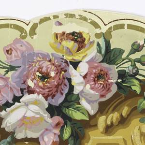 Sidewall And Border (USA), 1860–70