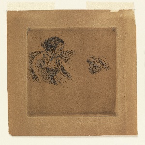 Print, Susan and Child Facing Each Other, ca. 1883