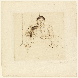 Print, Repose, 1890