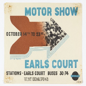 Poster, Motor Show, Earls Court, 1937