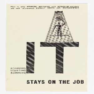 Print, IT Stays on the Job, for Shell-Mex, ca. 1938