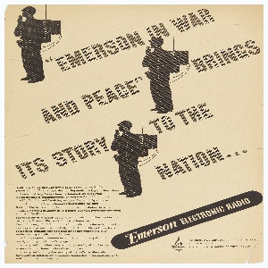 Print, Emerson In War and Peace Brings Its Story to the Nation, ca. 1944