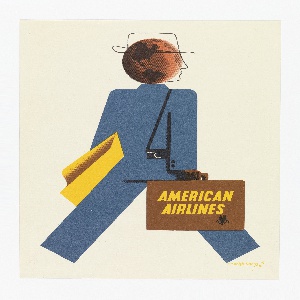 Print, American Airlines, 1948