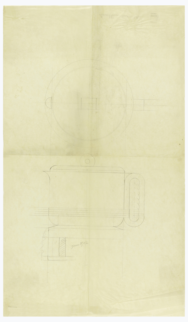 Drawing, Design for a Hot Water Kettle