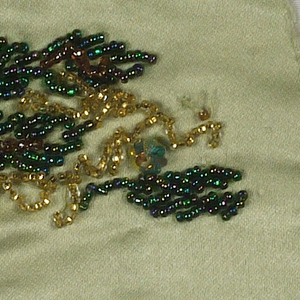 Couture Embroidery Sample (USA), 1930s