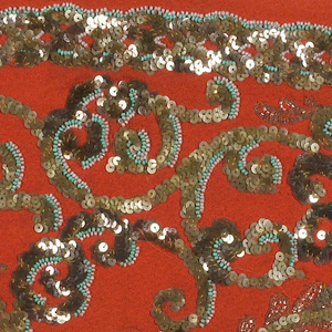 Couture Embroidery Sample (USA), 1930s