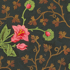 Drawing, Floral design for printed textiles, 1800–1818