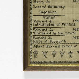Sampler (England), 1843