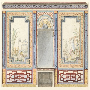 Drawing, Design for the Banqueting Room, Royal Pavilion, Brighton, 1815–22