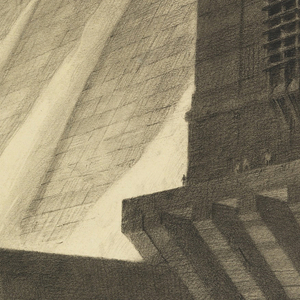 Drawing, Grand Coulee Dam, Snake River, Washington, 1942